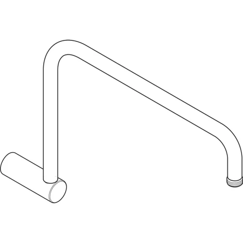 hansgrohe Brausearm SHP für Showerpipe Vernis Blend, Shape Mattschwarz