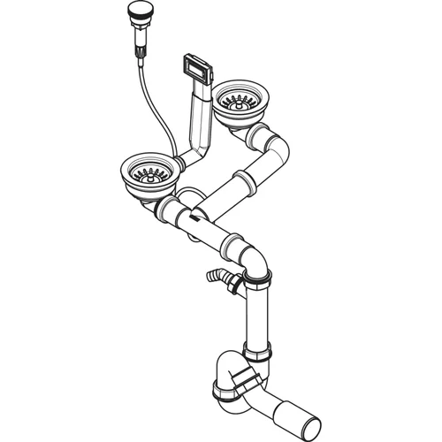 hansgrohe automatische ALG für Doppelbecken S41