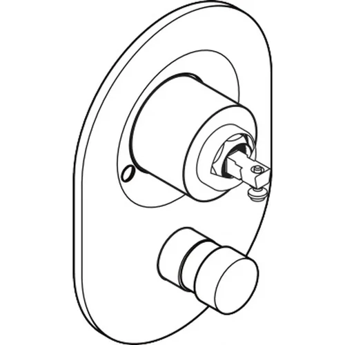 hansgrohe Umrüstset für Wannenmischer (Kugelmischtechnik -> Keramikkartusche) Chrom