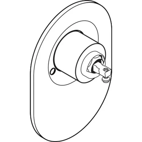 hansgrohe Umrüstset für Brausemischer (Kugelmischtechnik -> Keramikkartusche) Chrom