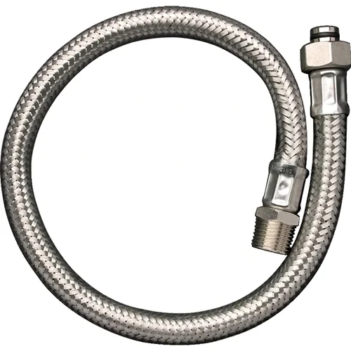 hansgrohe Anschluss-Schlauch 2-Loch Thermostat für Wannenrand Chrom