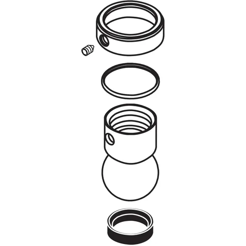 hansgrohe Gelenkkugel mit Sicherungsring für Raindance und Croma Chrom