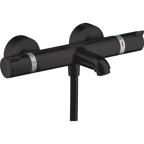 hansgrohe Ecostat Comfort Wannenthermostat Aufputz Mattschwarz