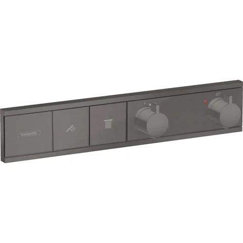 hansgrohe RainSelect Thermostat Unterputz für 2 Verbraucher Brushed Black Chrome