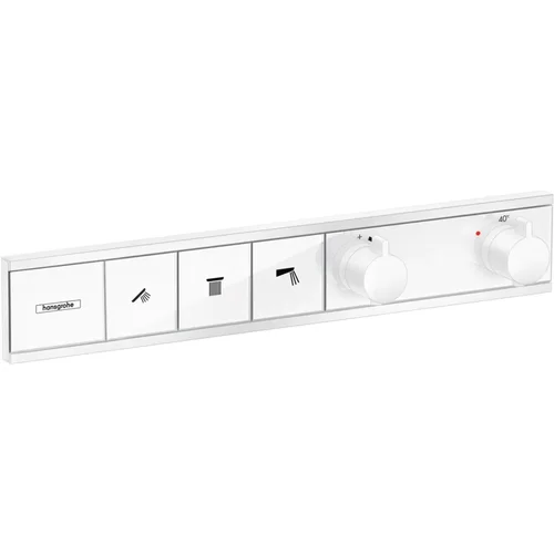 hansgrohe RainSelect Thermostat Unterputz für 3 Verbraucher Mattweiß