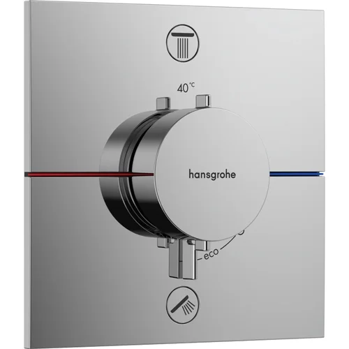 hansgrohe ShowerSelect Comfort E Thermostat Unterputz für 2 Verbraucher Chrom