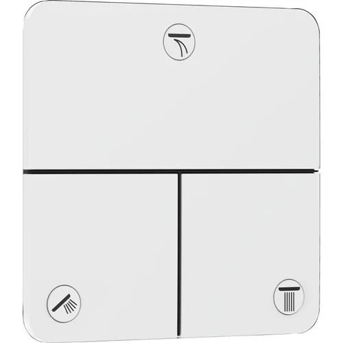 hansgrohe ShowerSelect Comfort Q Ventil Unterputz für 3 Verbraucher Mattweiß