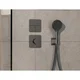 hansgrohe ShowerSelect Comfort Q Thermostat Unterputz für 1 Verbraucher und einen zusätzlichen Abgang Brushed Black Chrome, Detailansicht