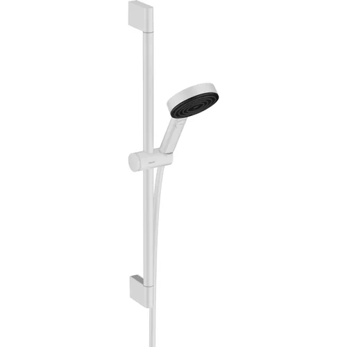 hansgrohe Pulsify Select S Brauseset 105 3jet Relaxation EcoSmart mit Brausestange 65 cm Mattweiß