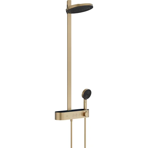 hansgrohe Pulsify S Showerpipe 260 2jet mit ShowerTablet Select 400 Brushed Bronze