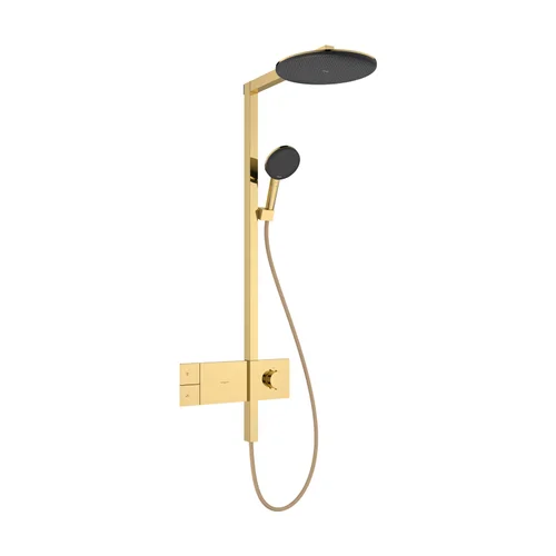 hansgrohe Raindance Alive S Showerpipe 300 1jet EcoSmart mit ShowerSelect Comfort Polished Gold Optic