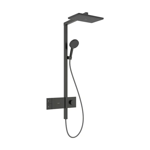 hansgrohe Raindance Alive Q Showerpipe 210/340 1jet EcoSmart mit ShowerSelect Comfort Brushed Black Chrome