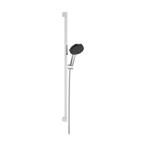 hansgrohe Raindance Alive Select S Brauseset 125 3jet EcoSmart mit Brausestange Unica E Puro 90 cm und Easy Slide Brausehalter Chrom