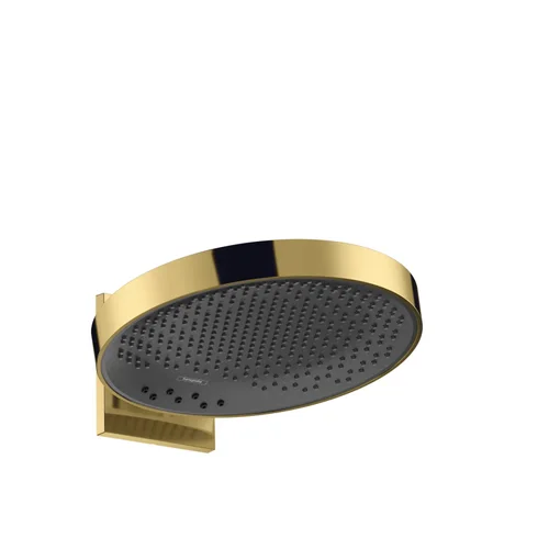 hansgrohe Rainfinity Kopfbrause 360 3jet mit Wandanschluss Polished Gold Optic