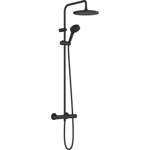 hansgrohe Vernis Blend Showerpipe 240 1jet EcoSmart mit Thermostat Mattschwarz