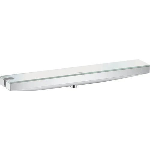 hansgrohe Rainfinity Wandanschluss Porter 500 mit Brausehalter links und Duschablage Chrom