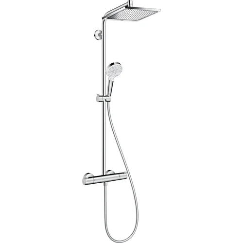 hansgrohe Crometta E Showerpipe 240 1jet EcoSmart mit Thermostat Chrom