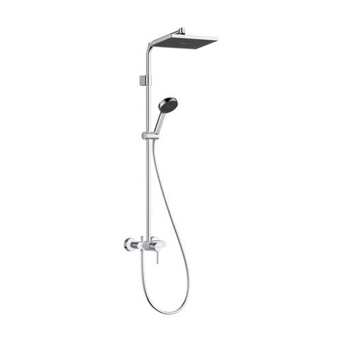 hansgrohe Activera Q Showerpipe 290/180 1jet EcoSmart mit Einhebelmischer Varia Chrom