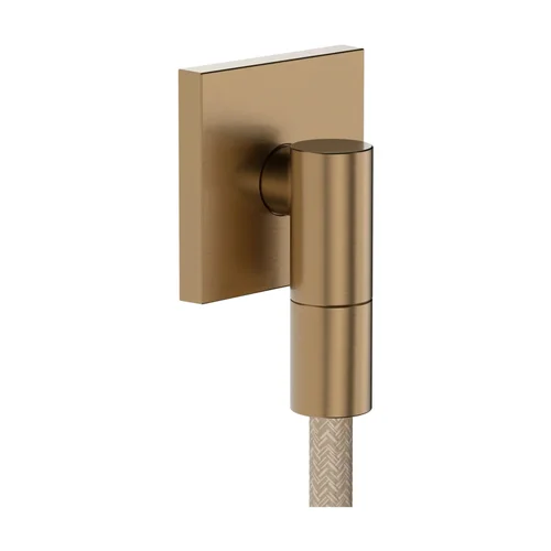 hansgrohe FixFit Fine E Wandanschluss mit Rückflussverhinderer Brushed Bronze
