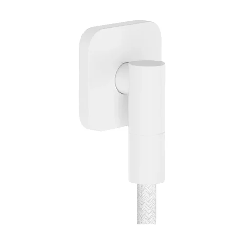 hansgrohe FixFit Fine Q Wandanschluss mit Rückflussverhinderer Mattweiß