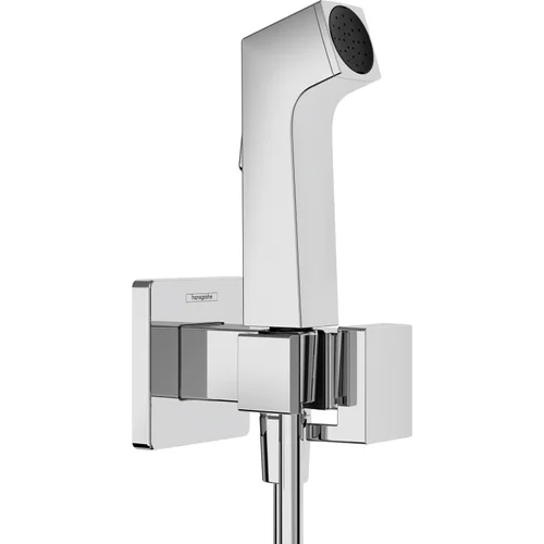 hansgrohe Handbrause Bidette E f.Warmwasser - m. Schlauch 1250mm und Porter Chrom
