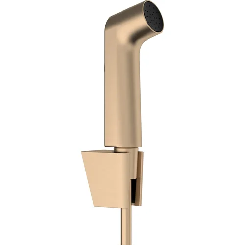 hansgrohe Handbrause Bidette S 1jet/Porter S - m. Textilschlauch 1250mm BBR Brushed Bronze