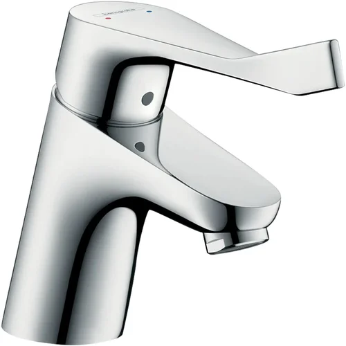 hansgrohe Focus Einhebel-Waschtischmischer 70 mit extra langem Comfortgriff 12,1 cm ohne Ablaufgarnitur Chrom
