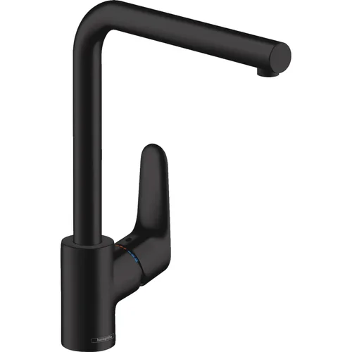 hansgrohe Focus M41 Einhebel-Küchenmischer 280, 1jet Mattschwarz