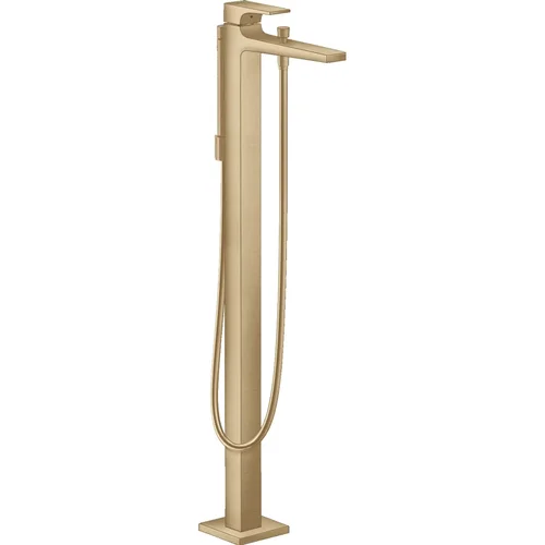 hansgrohe Metropol Einhebel-Wannenmischer bodenstehend mit Hebelgriff Brushed Bronze