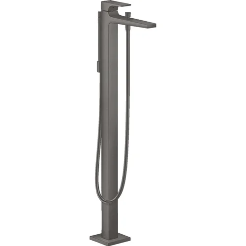 hansgrohe Metropol Einhebel-Wannenmischer bodenstehend mit Hebelgriff Brushed Black Chrome
