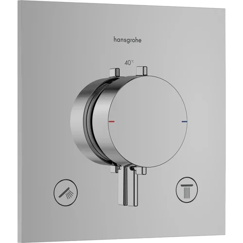 hansgrohe Ecostat Comfort E Thermostat Unterputz für 2 Verbraucher Chrom