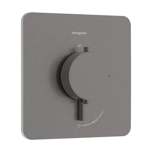 hansgrohe Ecostat Comfort Q Thermostat Unterputz für 1 Verbraucher Brushed Black Chrome