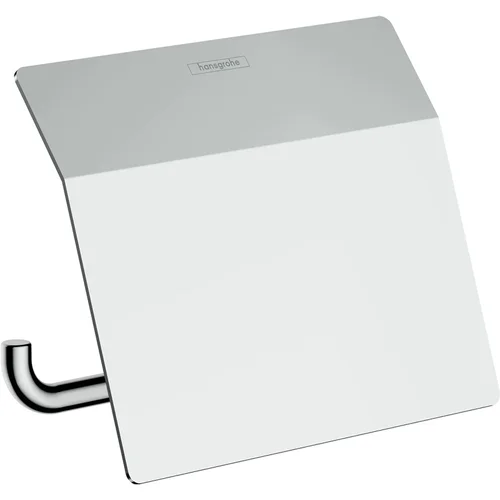 hansgrohe AddStoris Q Toilettenpapierhalter mit Deckel Chrom