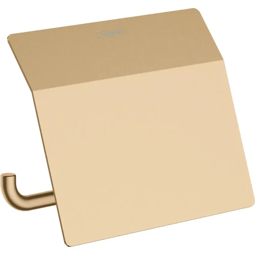 hansgrohe AddStoris Q Toilettenpapierhalter mit Deckel Brushed Bronze