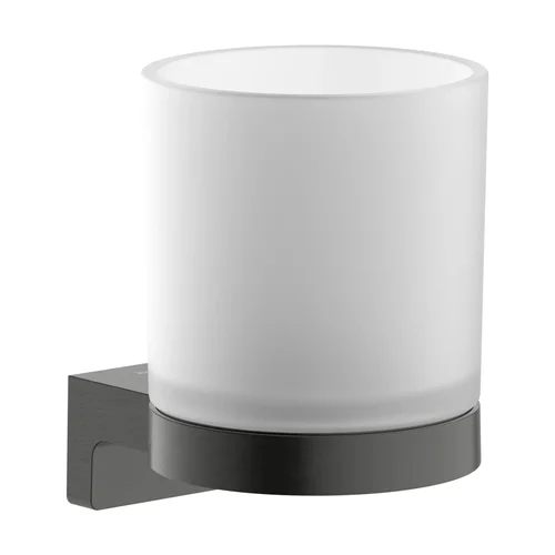 hansgrohe AddStoris S Zahnputzbecher Brushed Black Chrome