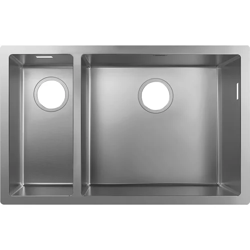 hansgrohe S71 S719-U655 Unterbauspüle 180/450 Edelstahl