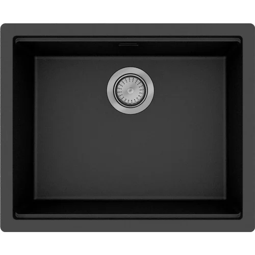hansgrohe S53 S530-U500 Unterbauspüle 500 mit manueller Ablaufgarnitur Graphitschwarz