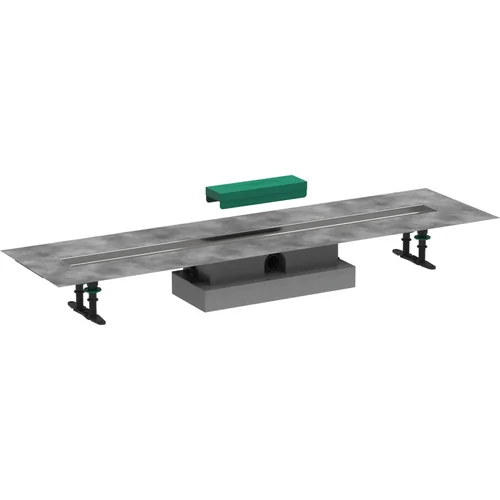 hansgrohe uBox universal Komplettset für flache Installation 1000 für Duschrinnen Fertigsets