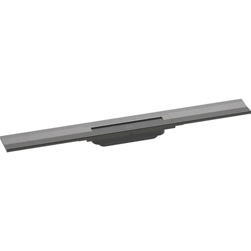 hansgrohe RainDrain Flex Fertigset Duschrinne 700 kürzbar zur Wandmontage Brushed Black Chrome