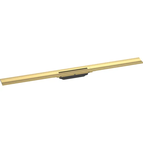 hansgrohe RainDrain Flex Fertigset Duschrinne 1000 kürzbar zur Wandmontage Polished Gold Optic