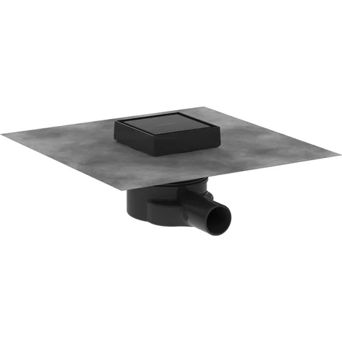 hansgrohe RainDrain Point Komplettset Punktablauf 100/100 rückseitig befliesbar Mattschwarz