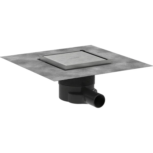 hansgrohe RainDrain Brilliance Komplettset Punktablauf 150/150 rückseitig befliesbar Edelstahl gebürstet