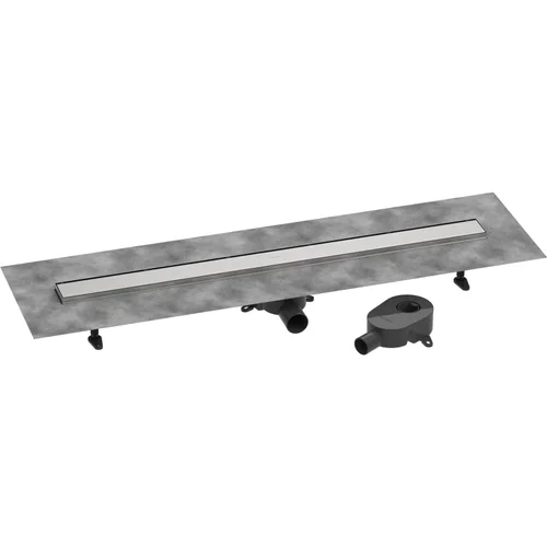 hansgrohe RainDrain Go Komplettset Duschrinne 1000 rückseitig befliesbar für Standard-/flache Installation Edelstahl gebürstet