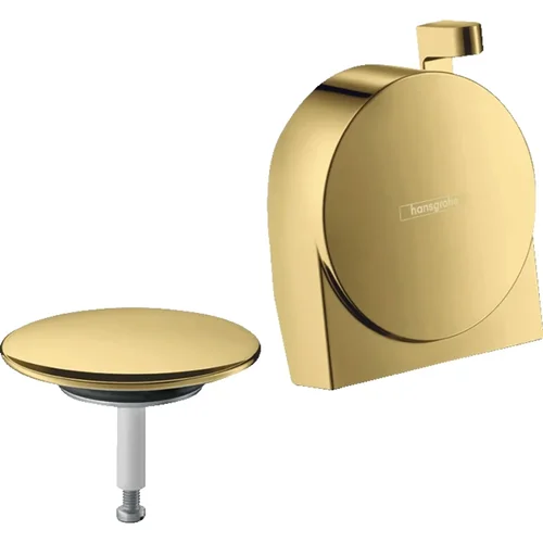 hansgrohe Exafill S Fertigset Wanneneinlauf, Ablauf- und Überlaufgarnitur Polished Gold Optic