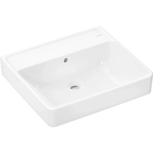 hansgrohe Xanuia Q Waschtisch 550/480 ohne Hahnloch mit Überlauf Weiß