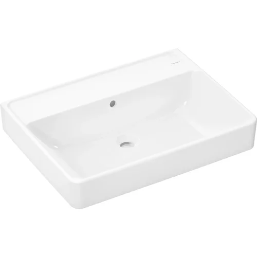 hansgrohe Xanuia Q Waschtisch 650/480 ohne Hahnloch mit Überlauf Weiß