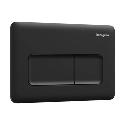 hansgrohe iFrame Original Q Betätigungsplatte für 2-Mengen-Spülung Mattschwarz