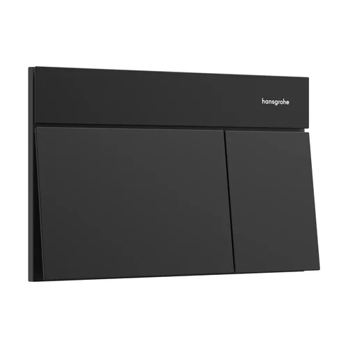 hansgrohe iFrame Element E Betätigungsplatte für 2-Mengen-Spülung Mattschwarz