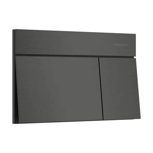 hansgrohe iFrame Element E Betätigungsplatte für 2-Mengen-Spülung Brushed Black Chrome