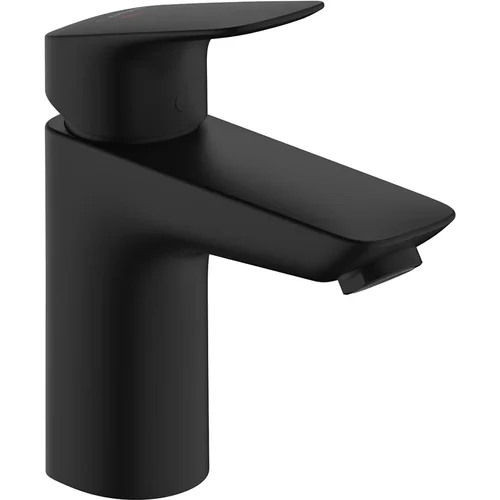 hansgrohe Logis Einhebel-Waschtischmischer 100 CoolStart mit Zugstangen-Ablaufgarnitur Mattschwarz